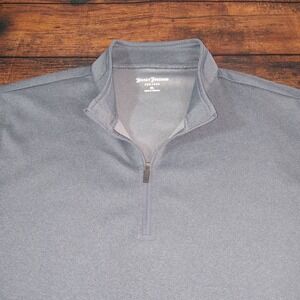 Hickey Freeman 1/4 Zip Long Sleeve Pullover Men's XL Gray‎